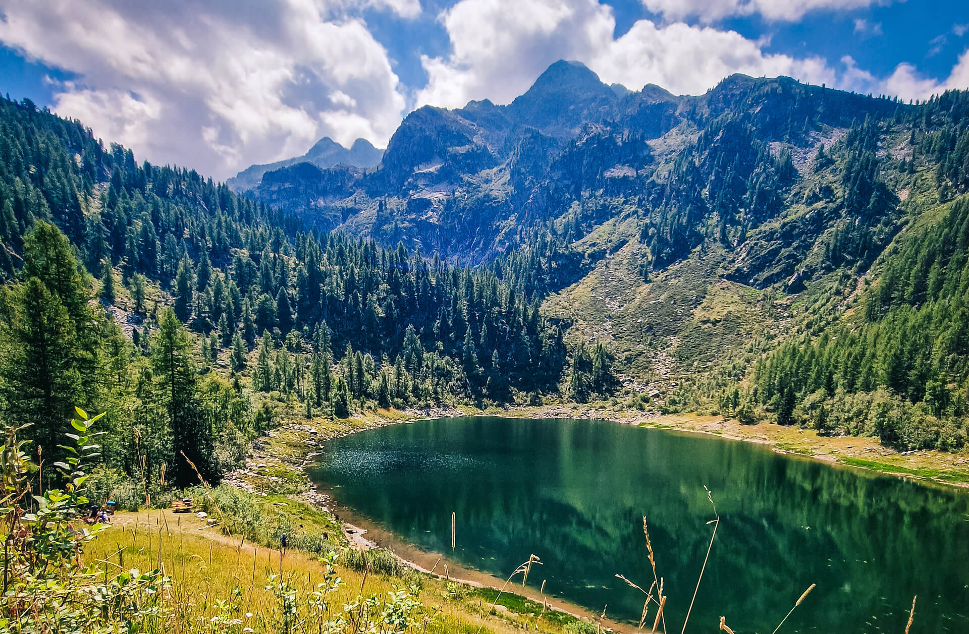 Cammino di Oropa Valdostano in 2 giorni tappa 1 lago Vargno