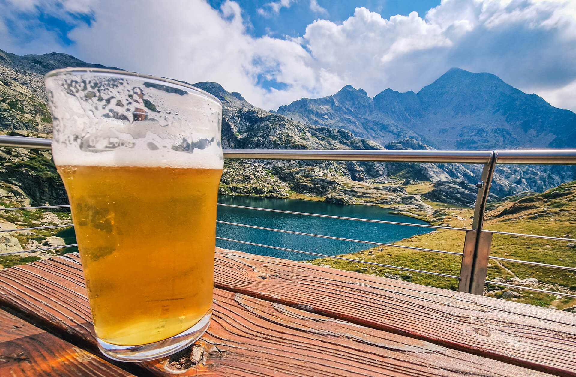 Cammino di Oropa Valdostano tappa 1 rito birretta fine tappa